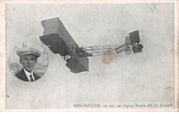 Aviation - N°72404 - Bielovuccie, En Vol, Sur Biplan Voisin Dit Le Canard - Carte Pliée, Vendue En L'état - Aviateurs