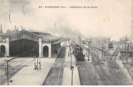 18 - N°72870 - VIERZON - Intérieur De La Gare - Train - Vierzon