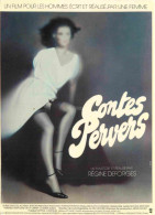 Cinema - Affiche De Film - Contes Pervers - Femme Sexy - Régine Deforges - Affiche De Landi - CPM - Voir Scans Recto-Ver - Affiches Sur Carte