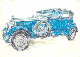 Automobiles - Dessin - Bentley 1928 Model AK Six Cylinder Minerva Touring Car - CPM - Voir Scans Recto-Verso - PKW