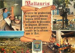 06 - Vallauris - Multivues - Poterie - Potier - Métiers - Blasons - CPM - Carte Neuve - Voir Scans Recto-Verso - Vallauris