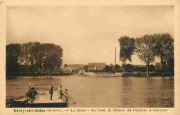 78 - Rosny Sur Seine - La Seine - Au Fond La Maison Du Passeur à Guernes - Animée - Carte Neuve - CPA - Voir Scans Recto - Rosny Sur Seine