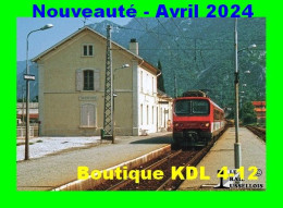 RU 2155 - Automotrice Z 7386 En Gare - TARASCON-SUR-ARIEGE - Ariège - SNCF - Gares - Avec Trains