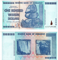 Zimbabwe 100 Trillion Dollars 2008 P-91 UNC - Simbabwe