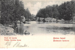 Finlande - N°73779 - Parti Vid Lavola - Salma Kanal - Timbre Russe - Finlandia