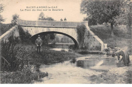 38 - N°75346 - SAINT-ANDRE-LE-GAZ - Le Pont Du Gaz Sur La Bourbre - Lavandière - Saint-André-le-Gaz