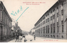 54 - N°74278 - BACCARAT - Rue Des Cristalleries - Baccarat