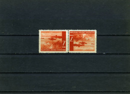 CROATIA NDH 1941-42..landscapes...tete-beche Pair 7K...MNH**!!!43.5 - Kroatien