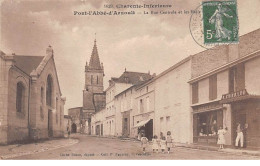 17 - N°74059 - PONT-L'ABBE-D'ARNOULT - La Rue Centrale Et La Halle - A. Chaillou - Pont-l'Abbé-d'Arnoult