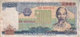 Viêt-Nam - Billet De 5000 Dong - Ho Chi Minh - - Vietnam