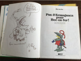 Bec En Fer 2 Pas D'Armagnac Pour Bec-en-fer RARE EO DEDICACE BE Fleurus 02/1983 Pesch (BI2) - Widmungen