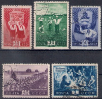 Russia 1948, Michel Nr 1275-79, Used - Gebruikt