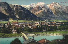 HALL IN TIROL, TIROL, ARCHITECTURE, MOUNTAIN, BRIDGE, AUSTRIA, POSTCARD - Hall In Tirol