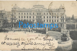 226889 ROMANIA RUMANIA BUÇURESCI GRAND HOTEL BOULEVARD CIRCULATED TO ARGENTINA POSTAL POSTCARD - Romania