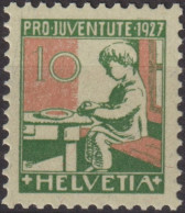 1927 Schweiz / Pro Juventute ** Zum:CH J42, Mi:CH 223, Yt:CH 227, Betreuter Knabe, Pestalozzi- Gedenkmarken - Unused Stamps
