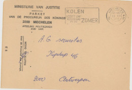 BELGIUM. POSTMARK. BUY COAL IN SUMMER. MECHELEN. 1979 - Autres & Non Classés