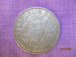 5 Deutsche Mark 1959 J - 5 Marchi