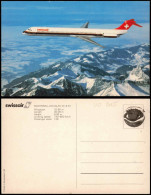 Flugzeug Airplane Avion Swissair MCDONNELL-DOUGLAS DC-9-81 1970 - 1946-....: Moderne