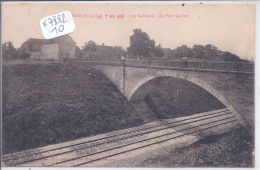 AUXON- LA LIGNE DE CHEMIN DE FER- LE PONT DE VERT - Autres & Non Classés