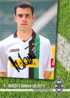 Fußball-Autogrammkarte AK Roberto Colautti Borussia Mönchengladbach 09-10 FC Lugano Maccabi Haifa IFA Israel AEK Larnaka - Autógrafos