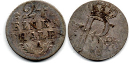 MA 33778 / Prusse - Preussen - Prussia 1/24 Thaler 1783 A TTB - Petites Monnaies & Autres Subdivisions