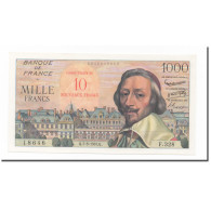 France, 10 Nouveaux Francs On 1000 Francs, 1955-1959 Overprinted With ''Nouveaux - 1955-1959 Overprinted With ''Nouveaux Francs''