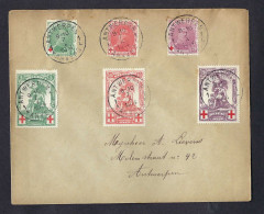 Série Croix Rouge Sur Lettre.  2 Enveloppes, Scan Recto/verso. - 1914-1915 Red Cross