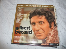 DISQUE VINYL 33 T DOUBLE DU CHANTEUR GILBERT BECAUD - Other - French Music