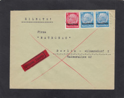 EXPRESS BRIEF AUS LUXEMBURG NACH BERLIN. - 1940-1944 Duitse Bezetting