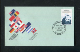 "AUSTRALISCHE GEBIETE IN DER ANTARKTIS" 1983, Mi. 60 "Antarktisvertrag" FDC (L1084) - FDC