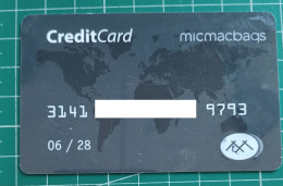 # CREDIT CARD MICMACBAGS - Tarjetas De Crédito (caducidad Min 10 Años)