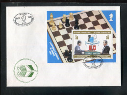 "SAO TOME UND PRINCIPE" 1981, Block 60A "Schach" FDC (L1086) - Sao Tome And Principe