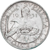 Monnaie, San Marino, 10 Lire, 1931, Rome, TTB, Argent, KM:10 - Saint-Marin