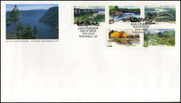 Canada - FDC -  Routes Of The Fur Traders                     - 1991-2000