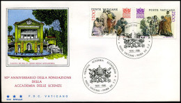 Vaticaan - FDC - 50° Anniversario Della Fondazione Della Accademia Della Scienze                 - FDC