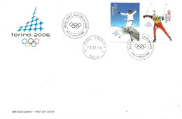 Norway 2006 Winter Olympics, Turin, Kari Traa And Ole Einar Bjørndalen MI  1561-1562 FDC - Briefe U. Dokumente