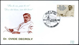 België - FDC - 2009   Dr. Ovide Decroly, Pedagoog                      - 1981-1990