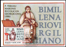 Vaticaan - MK - Bimillenario Virgiliano                     - Maximum Cards