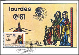 Vaticaan - MK - Lourdes Cei81                           - Cartes-Maximum (CM)