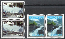 Norvège YT 698a + 699a Neuf Sans Charnière XX MNH Europa 1977 - Nuovi