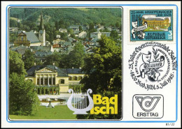 Oostenrijk - MK - 25 Jahre Festwochen Bad Ischl                          - Maximumkaarten