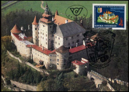 Oostenrijk - MK - Oberösterreichische  Landesausstellung Im Schloss Weinberg                         - Cartoline Maximum