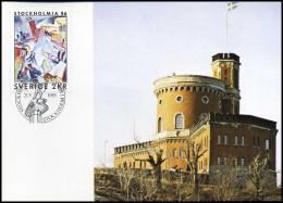 Zweden - MK - ""Skeppsholmen In Winter""                       - Cartoline Maximum