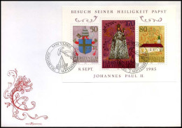 Liechtenstein - FDC - Besuch Johannes Paul II                                  - FDC