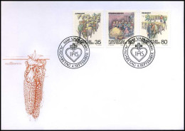 Liechtenstein - FDC - Alpabfahrt, Türkenausziehen, Viehmarkt                               - FDC