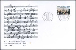 Finland  -  FDC  -  Muziek                                          - FDC