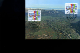 Zwitserland  -  MK  -  Gemeenschappelijke Uitgifte Liechtenstein                              - Maximumkaarten