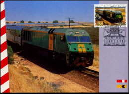 Australië  - MK - Trains                                           - Cartas Máxima