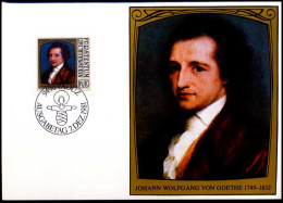 Liechtenstein - MK - Johann Wolfgang Von Goethe                                          - Cartoline Maximum