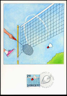 Zweden - MK - Badminton                                   - Maximum Cards & Covers